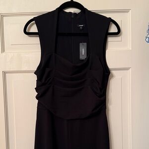 Express Elegant Black Sleeveless Jumpsuit